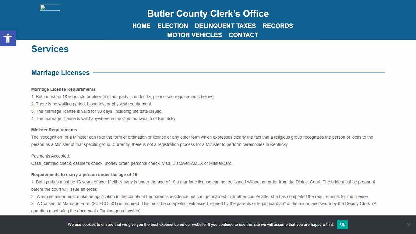Services - Butler County Clerk